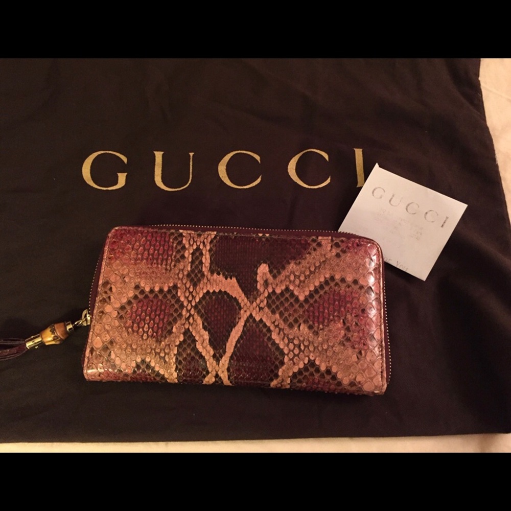 Gucci Python Wallet - Picture 1 of 1